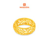 MASDORA 916 Gold Ring Rings Cincin Emas ~ HG Widen Fretwork Band (EMAS 916/22K)