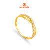 MASDORA 916 Gold Ring Rings Cincin Emas ~ Sparkling Infinity Gleam (EMAS 916/22K)