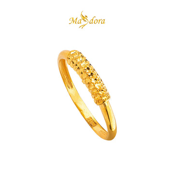 MASDORA 916 Gold Ring Rings Cincin Emas ~ Golden Caterpillar (EMAS 916/22K)