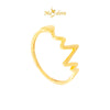 MASDORA 916 Gold Ring Rings Cincin Emas ~ Golden Heartbeat (EMAS 916/22K)
