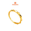 MASDORA 916 Gold Ring Rings Cincin Emas ~ Golden Curvy Leena (EMAS 916/22K)