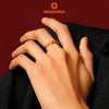 MASDORA 916 Gold Ring Rings Cincin Emas ~ HG Golden Split Cutting (EMAS 916/22K)
