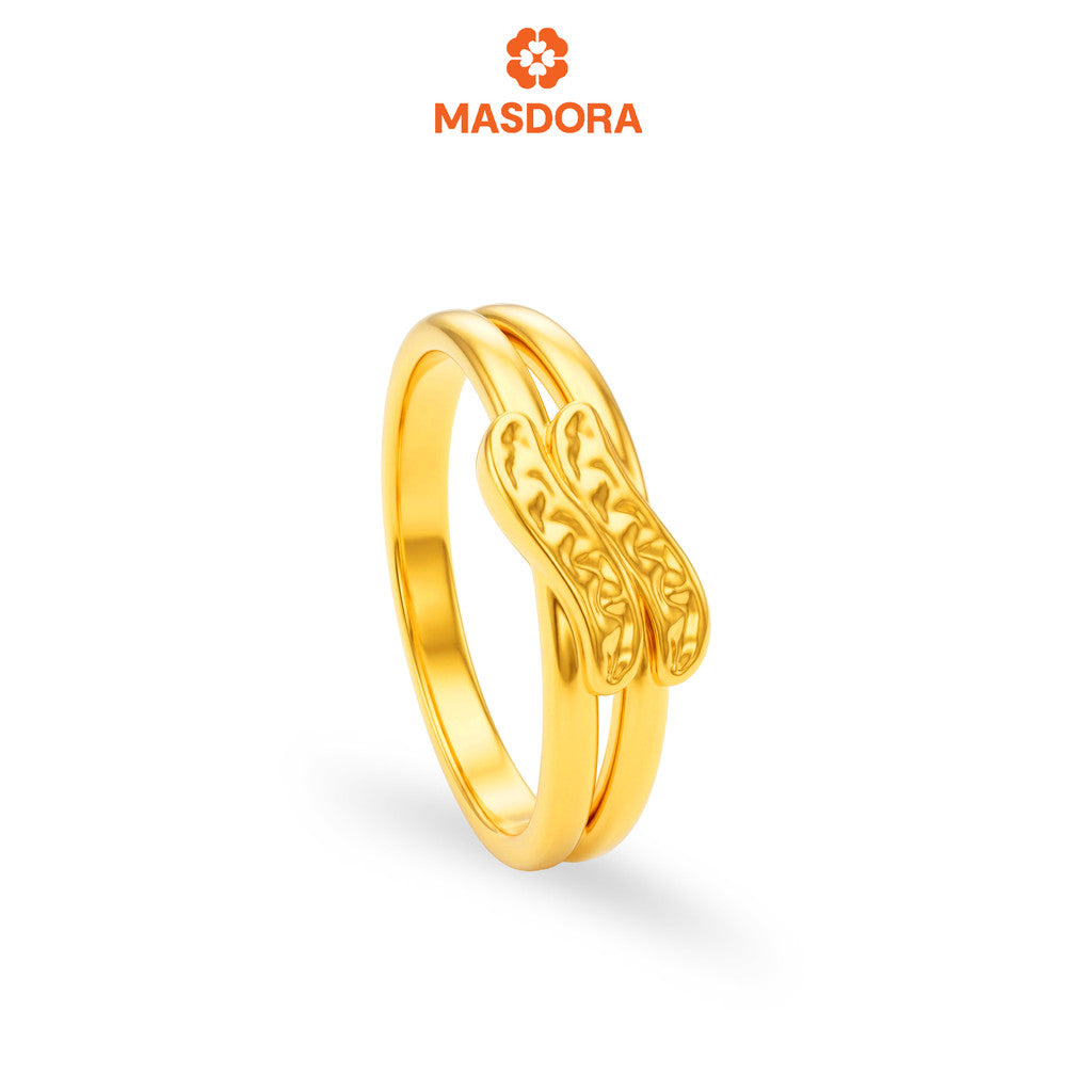MASDORA 916 Gold Ring Rings Cincin Emas ~ HG Double Sincere (EMAS 916/22K)