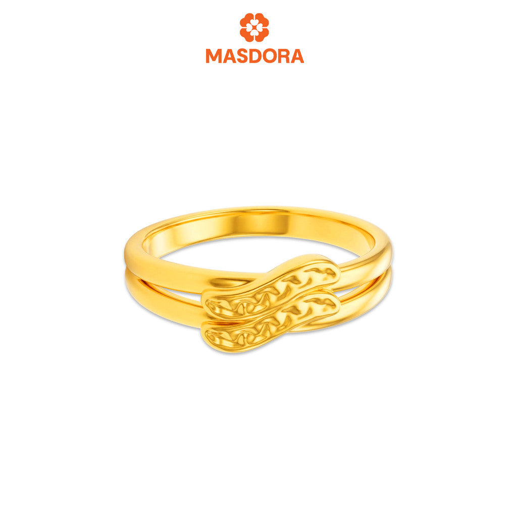 MASDORA 916 Gold Ring Rings Cincin Emas ~ HG Double Sincere (EMAS 916/22K)