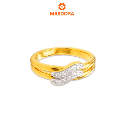MASDORA 916 Gold Ring Rings Cincin Emas ~ HG Double Sincere (EMAS 916/22K)