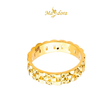 MASDORA 916 Gold Ring Rings Cincin Emas ~ HG Golden Rollie Band (EMAS 916/22K)