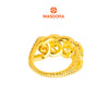 MASDORA 916 Gold Ring Rings Cincin Emas ~ HG Golden Rounded Coco Cutting (EMAS 916/22K)