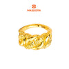 MASDORA 916 Gold Ring Rings Cincin Emas ~ HG Golden Rounded Coco Cutting (EMAS 916/22K)