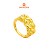 MASDORA 916 Gold Ring Rings Cincin Emas ~ HG Golden Rounded Coco Cutting (EMAS 916/22K)