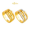 MASDORA 916 Gold Ring Rings Cincin Emas ~ HG Quadruple Tied Cutting (EMAS 916/22K)