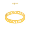 MASDORA 916 Gold Ring Rings Cincin Emas ~ Minimalist Roman Band (EMAS 916/22K)