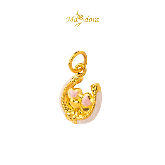 MASDORA 999 Gold Pendant Loket Emas ~ Love Gather (EMAS 999/24K)