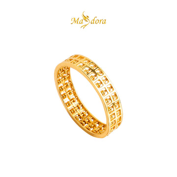 MASDORA 916 Gold Ring Rings Cincin Emas ~ Simple Round Abacus (EMAS 916/22K)