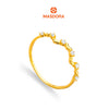 MASDORA 916 Gold Ring Rings Cincin Emas ~ Sparkling Luminous Hearts (EMAS 916/22K)