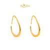 MASDORA 999 Gold Earring Earrings Emas ~ Golden Droplets (EMAS 999/24K)