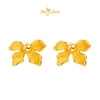 MASDORA 999 Gold Earring Earrings Emas ~ Golden Butterfly Flower (EMAS 999/24K)