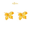 MASDORA 999 Gold Earring Earrings Emas ~ Golden Butterfly Flower (EMAS 999/24K)