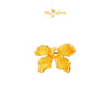 MASDORA 999 Gold Earring Earrings Emas ~ Golden Butterfly Flower (EMAS 999/24K)
