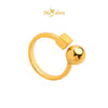 MASDORA 999 Gold Ring Rings Cincin Emas ~ Cubic Sphere (EMAS 999/24K)