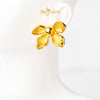 MASDORA 999 Gold Earring Earrings Emas ~ Golden Butterfly Flower (EMAS 999/24K)