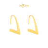 MASDORA 999 Gold Earring Earrings Emas ~ Golden Right Triangle (EMAS 999/24K)