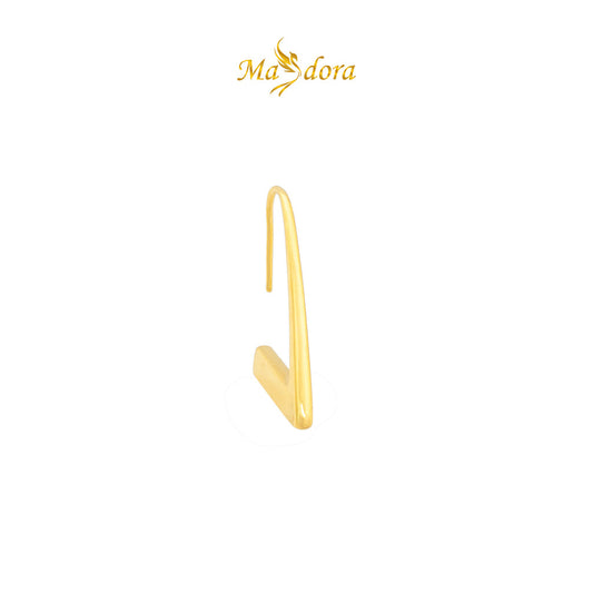 MASDORA 999 Gold Earring Earrings Emas ~ Golden Right Triangle (EMAS 999/24K)