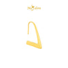 MASDORA 999 Gold Earring Earrings Emas ~ Golden Right Triangle (EMAS 999/24K)