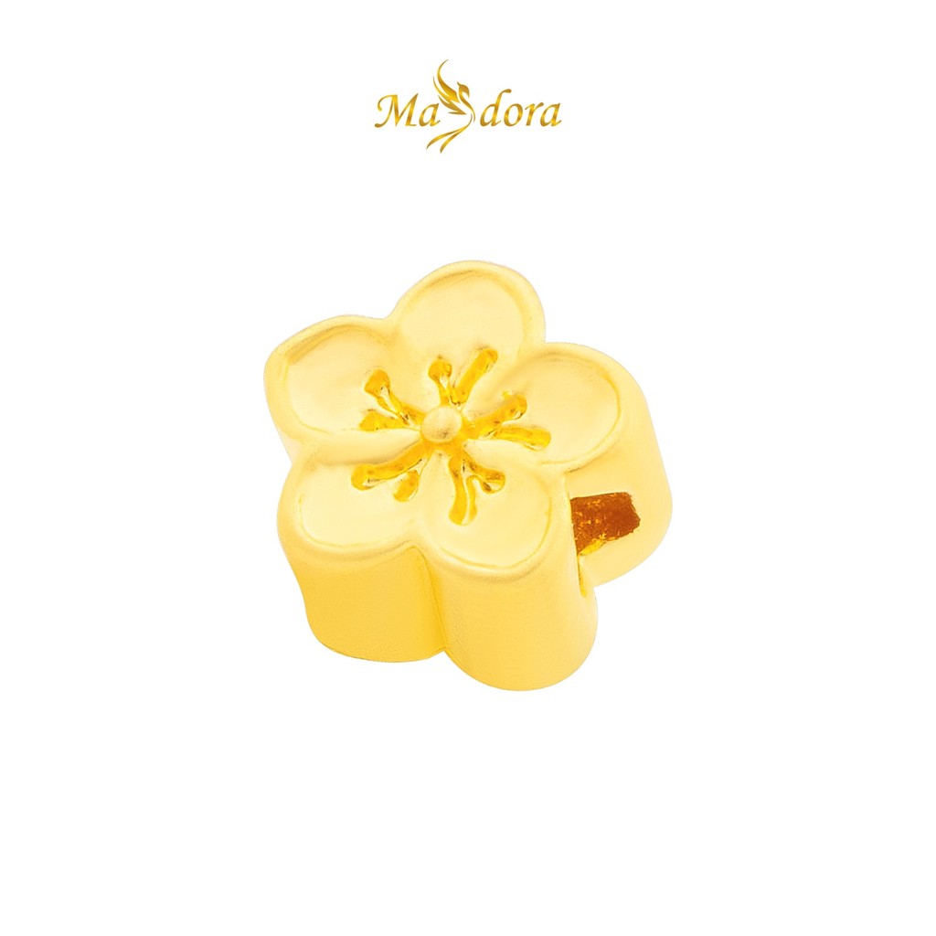MASDORA 999 Gold Pendant Loket Emas ~ Mini Sakura (EMAS 999/24K) -- FREE 925 SILVER NECKLACE!
