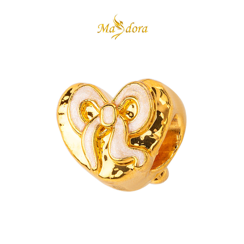 MASDORA 999 Gold Beads Bead Emas ~ HG Ribbon Love (EMAS 999/24K)