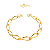 MASDORA 999 Gold Bracelet Rantai Tangan Emas ~ Double Spiral Set  (EMAS 999/24K)