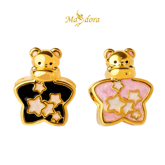 MASDORA 999 Gold Beads Bead Emas ~ HG Teddy Star (EMAS 999/24K)