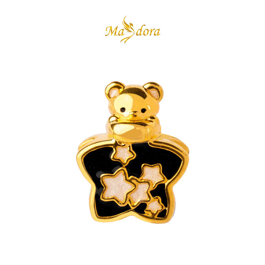 MASDORA 999 Gold Beads Bead Emas ~ HG Teddy Star (EMAS 999/24K)