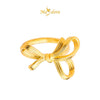 MASDORA 999 Gold Ring Rings Cincin Emas ~ Coquette Ribbon (EMAS 999/24K)