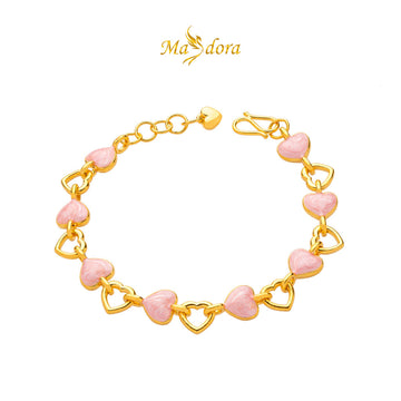 MASDORA 999 Gold Bracelet Rantai Tangan Emas ~ Pinky Sincero Links (EMAS 999/24K)