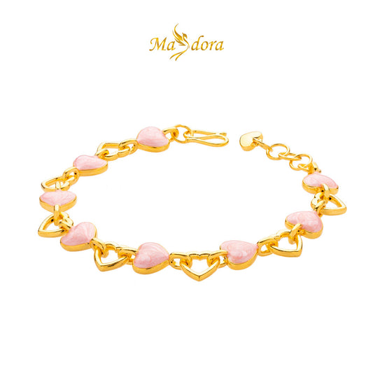 MASDORA 999 Gold Bracelet Rantai Tangan Emas ~ Pinky Sincero Links (EMAS 999/24K)