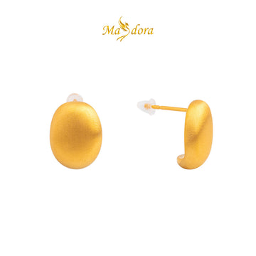 MASDORA 999 Gold Earring Earrings Emas ~ Brushy Bean (EMAS 999/24K)