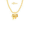 MASDORA 999 Gold Pendant Loket Emas ~ Serenity Bow (EMAS 999/24K)