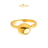 MASDORA 999 Gold Ring Rings Cincin Emas ~ Golden Shiny Bean (EMAS 999/24K)