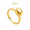 MASDORA 999 Gold Ring Rings Cincin Emas ~ Golden Shiny Bean (EMAS 999/24K)