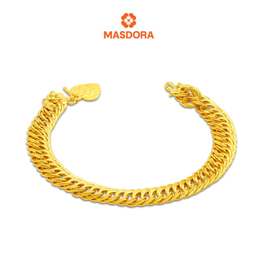 MASDORA 916 Gold Bracelet Rantai Tangan Emas ~ Coco Lipan King (EMAS 916/22K)
