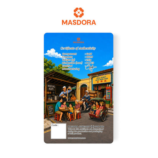 MASDORA 999.9 Gold Bar 2.50GM Merdeka Series - Malaysia (EMAS 999.9/24K)