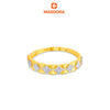MASDORA 916 Gold Ring Cincin Emas ~Duotone Diamond Scallop (EMAS 916/22K)