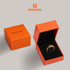 MASDORA 916 Gold Ring Rings Cincin Emas ~ Sparkling Oval Chain (EMAS 916/22K)