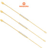 MASDORA 916 Gold Bracelet Rantai Tangan Emas ~ Duotone Centered Tennis (EMAS 916/22K)