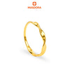 MASDORA 916 Gold Ring Rings Cincin Emas ~ Golden Twisty Mobius (EMAS 916/22K)