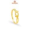 MASDORA 916 Gold Ring Rings Cincin Emas ~ Golden Flirty Hearts (EMAS 916/22K)
