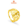 MASDORA 916 Gold Ring Rings Cincin Emas ~ Golden Archaic Filigree (EMAS 916/22K)