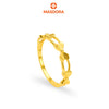 MASDORA 916 Gold Ring Rings Cincin Emas ~ Golden Flappy Ribbon (EMAS 916/22K)