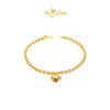 MASDORA 916 Gold Bracelet Rantai Tangan Emas ~ Shining Sauh Mid Love (EMAS 916/22K)