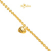 MASDORA 916 Gold Bracelet Rantai Tangan Emas ~ Shining Sauh Mid Love (EMAS 916/22K)